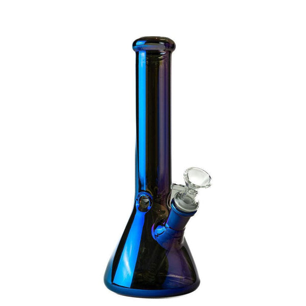 10" Beaker Bong Color Collection (Metallic Blue)