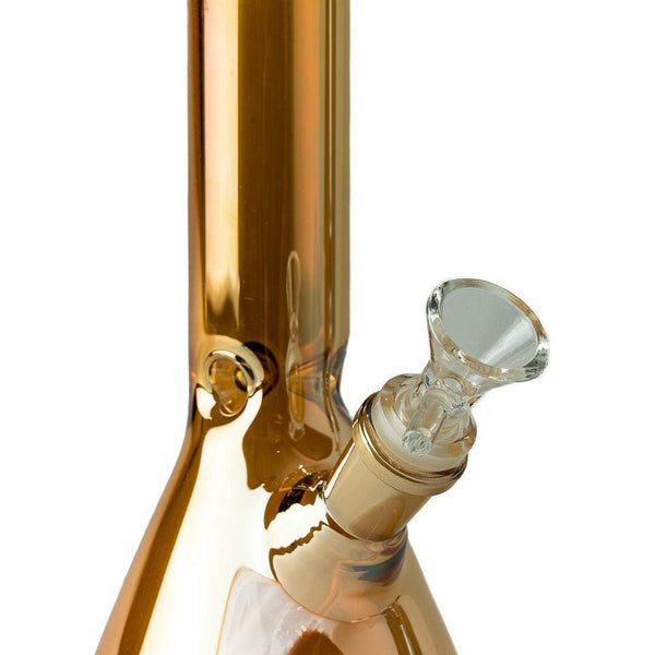 10" Beaker Bong Color Collection (Metallic Orange)